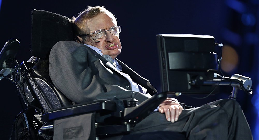 Die Stimme von Stephen Hawking in den Weltraum geschickt
