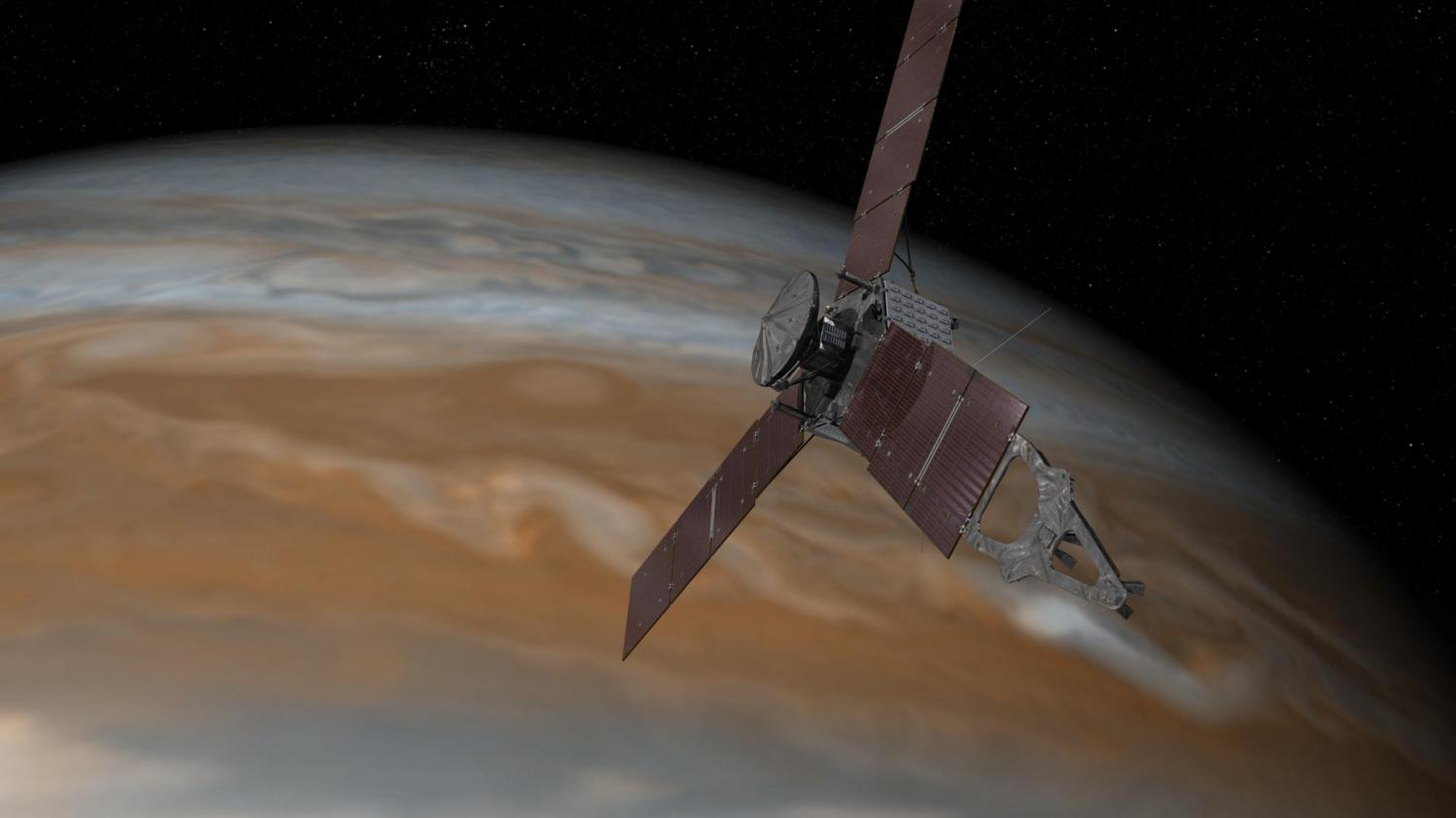 Die Sonde der NASA «Juno» fand ein weiterer möglicher Vulkan auf dem Jupitermond IO