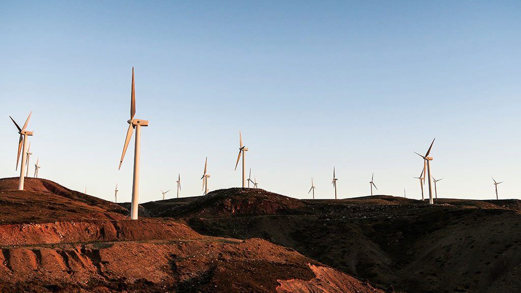 绿色采矿在摩洛哥将建立一个风力电厂的采矿特币