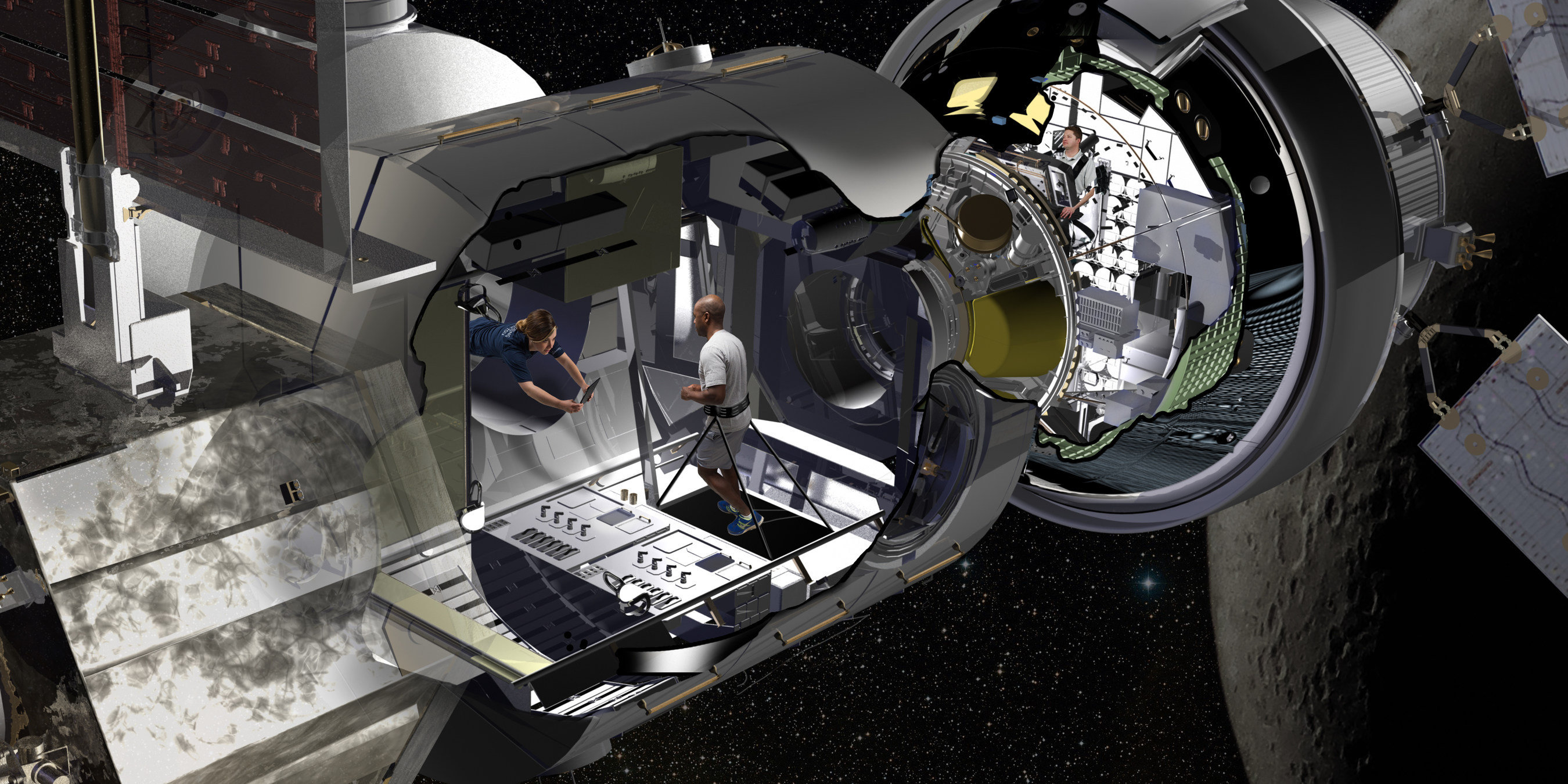 Lockheed Martin showed where the astronauts will live during missions into deep space