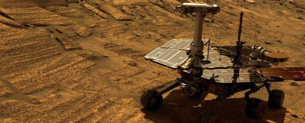 Støv storm på Mars svinder, men Rover 