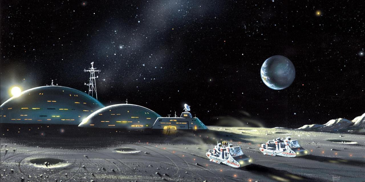 一个殖民地在月球上：一个真正的未来或幻想的亿万富翁?