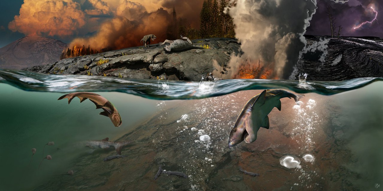 Les scientifiques ont proposé une autre explication plus une extinction massive de l'histoire de la Terre