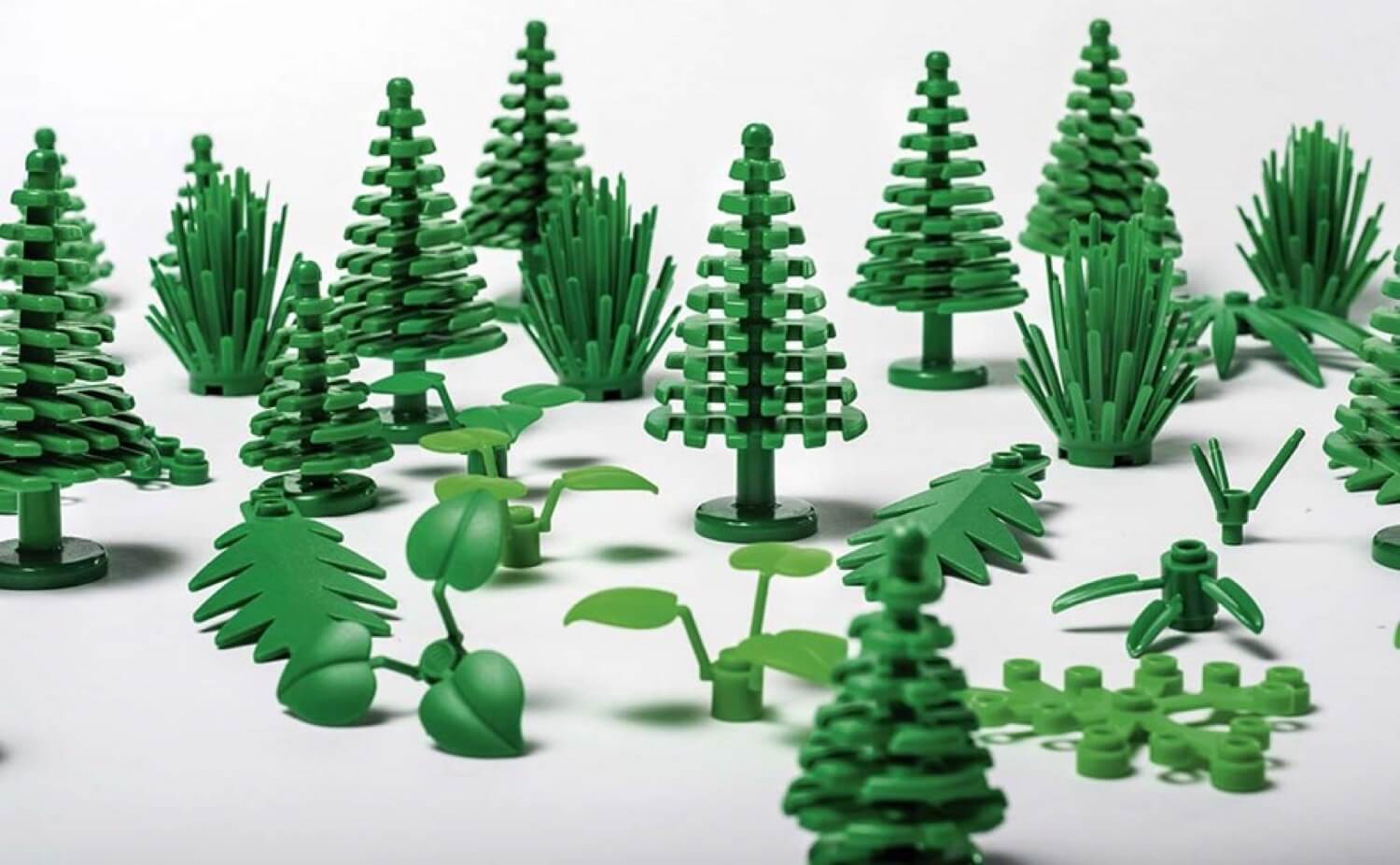 LEGO жасауға бастау блоктар өсімдіктер