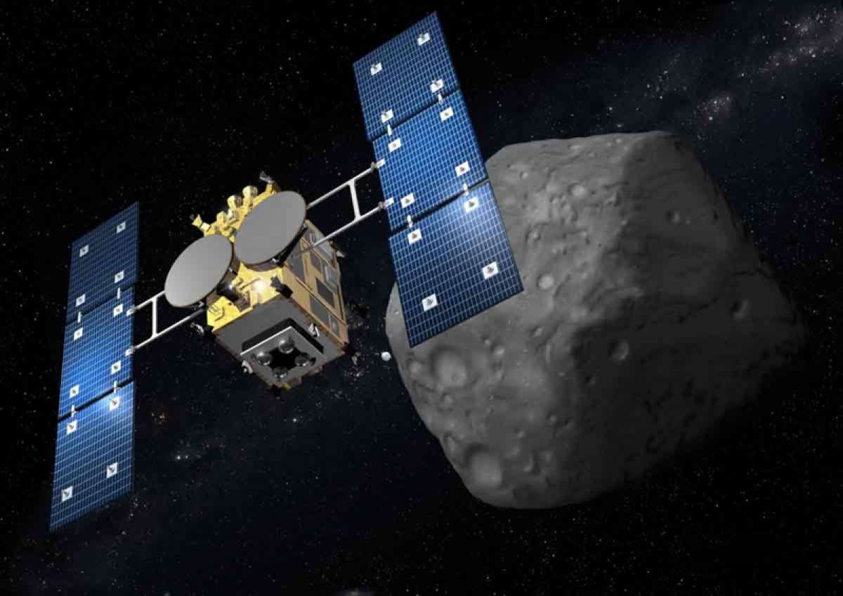 Japonais de l'agence spatiale a montré de nouvelles images de la surface de l'astéroïde