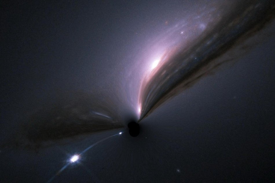 Un nuovo studio limita il contributo di buchi neri materia oscura
