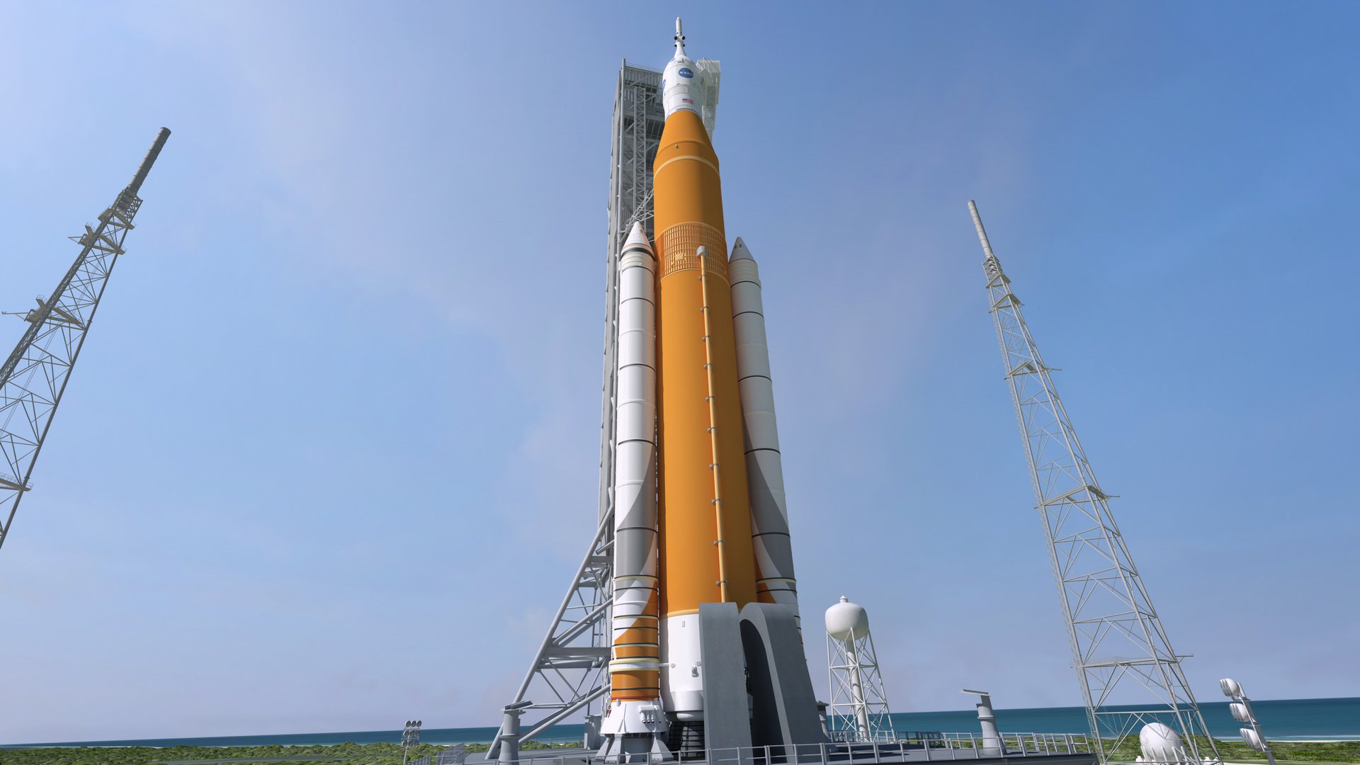 검사 보는 운반 로켓 SLS NASA 는 매우 큰 문제