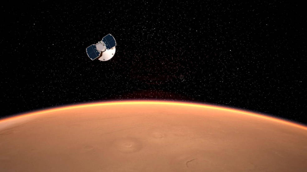 Den Indsigt sonden nåede Mars: en krønike om touchdown live