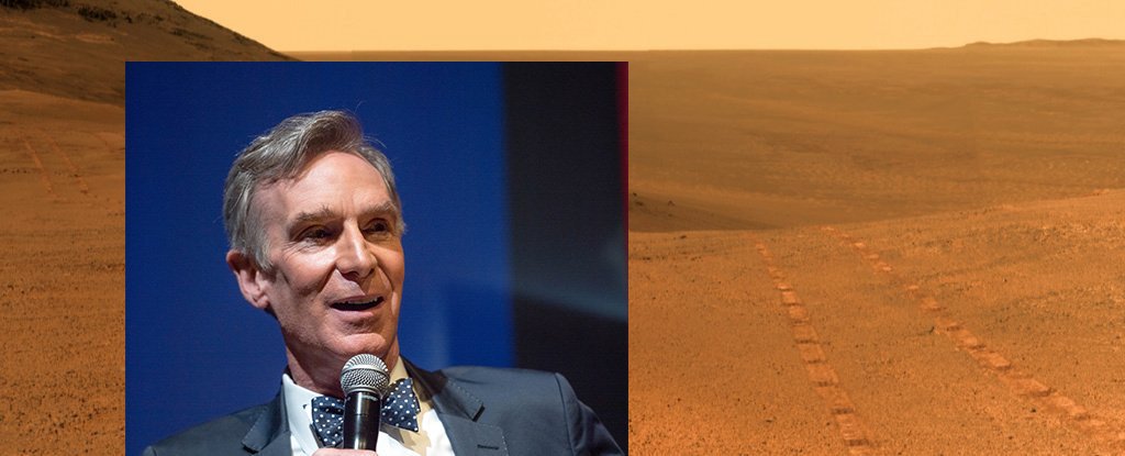 着名的科学家谈到急剧的想法的地球化火星
