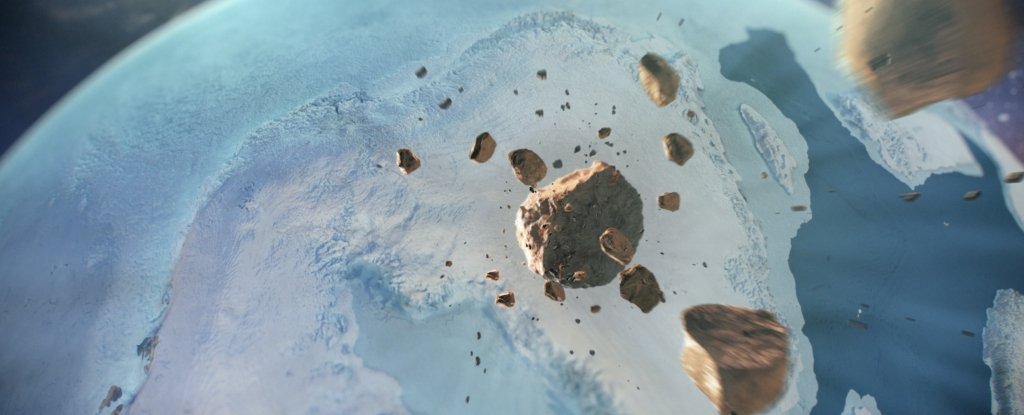 Астында гренландским мұздық анықталды 31-шақырымдық ударный кратер