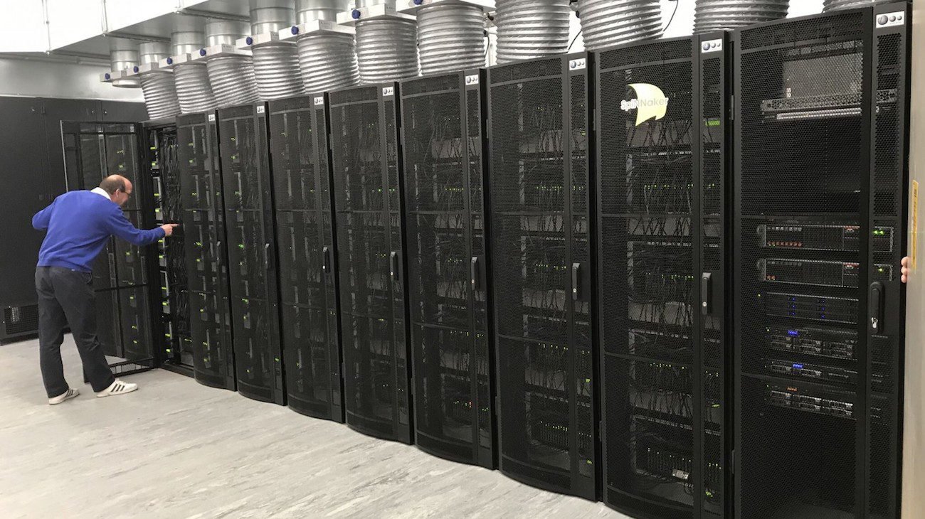 First launched the most powerful supercomputer simulating the human brain