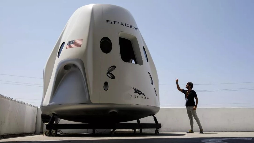 O navio Crew Dragon, da empresa SpaceX, sem tripulação vai voar para o ISS, 7 de janeiro de