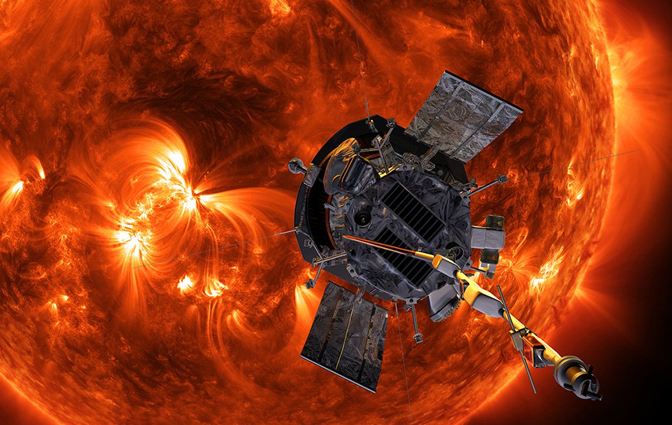 太阳探测器帕克幸存下来的第一次触摸人类对太阳