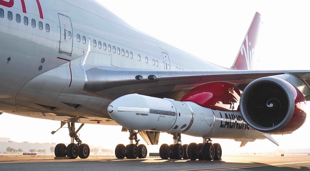 Virgin Orbit conducted the first test flight of the rocket LauncherOne