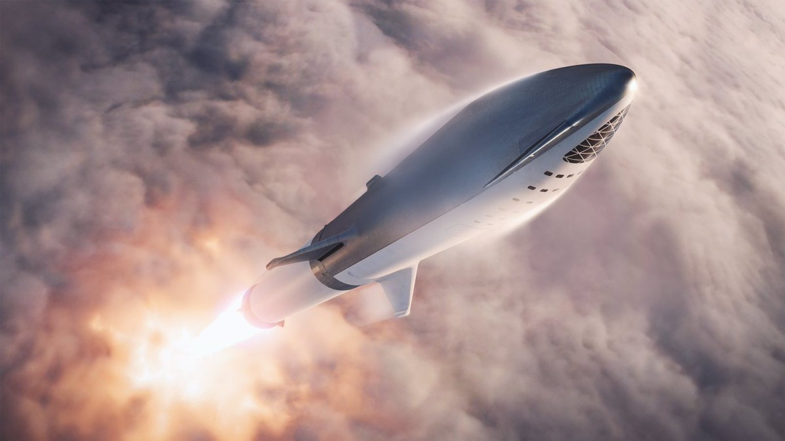Илон Musk cambió el nombre de Big Falcon Rocket en Starship