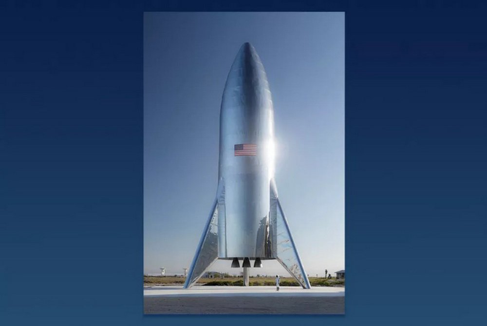 #фото | Бөлігі прототип зымыран Starship SpaceX компаниясының құлап, күшті жел