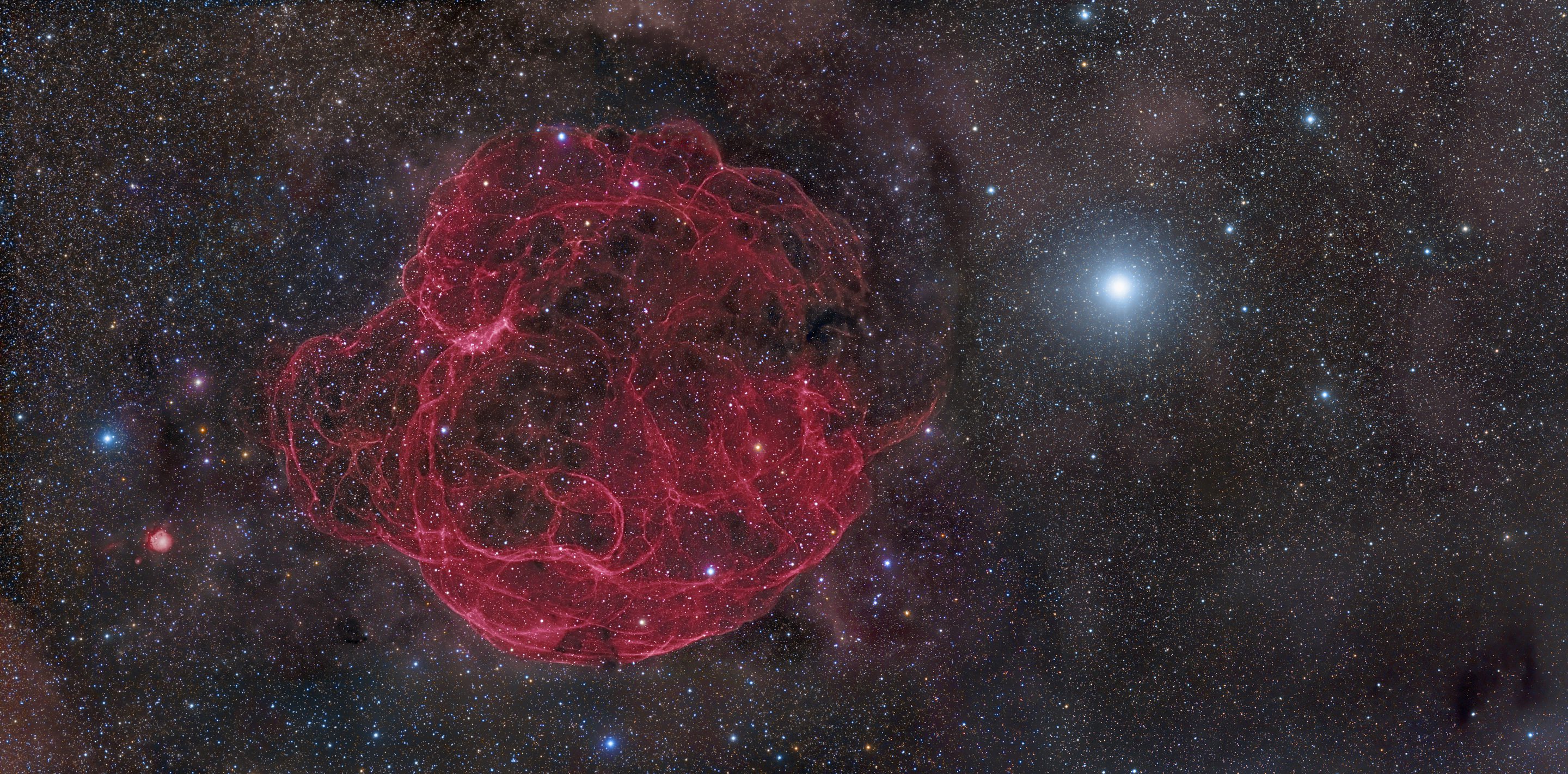 O flash de uma supernova nas proximidades, poderia destruir grandes animais de milhões de anos atrás