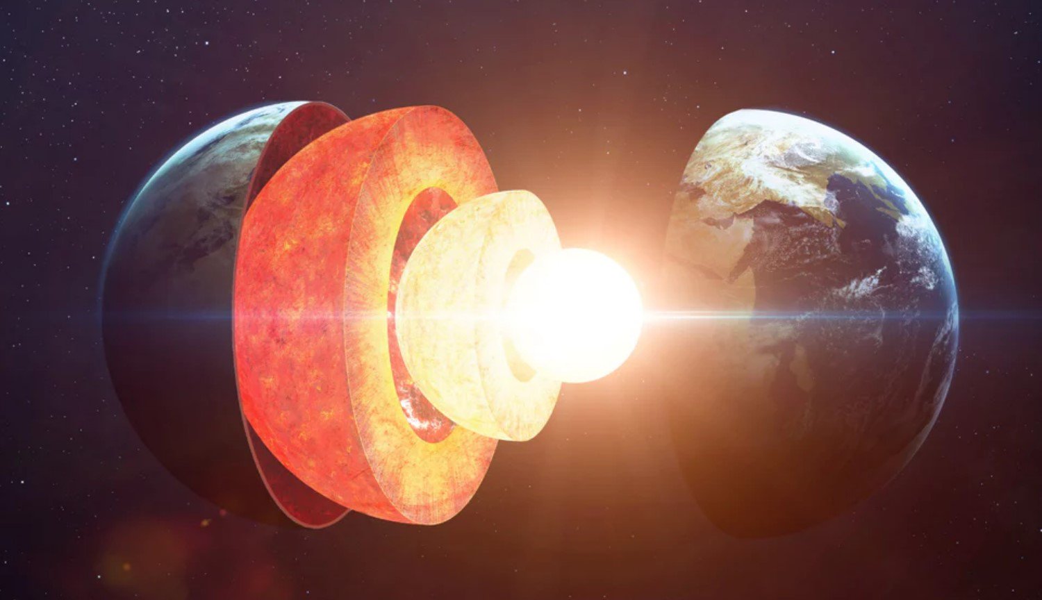 A critical moment in the evolution of the Earth: the planet's core is much younger than her