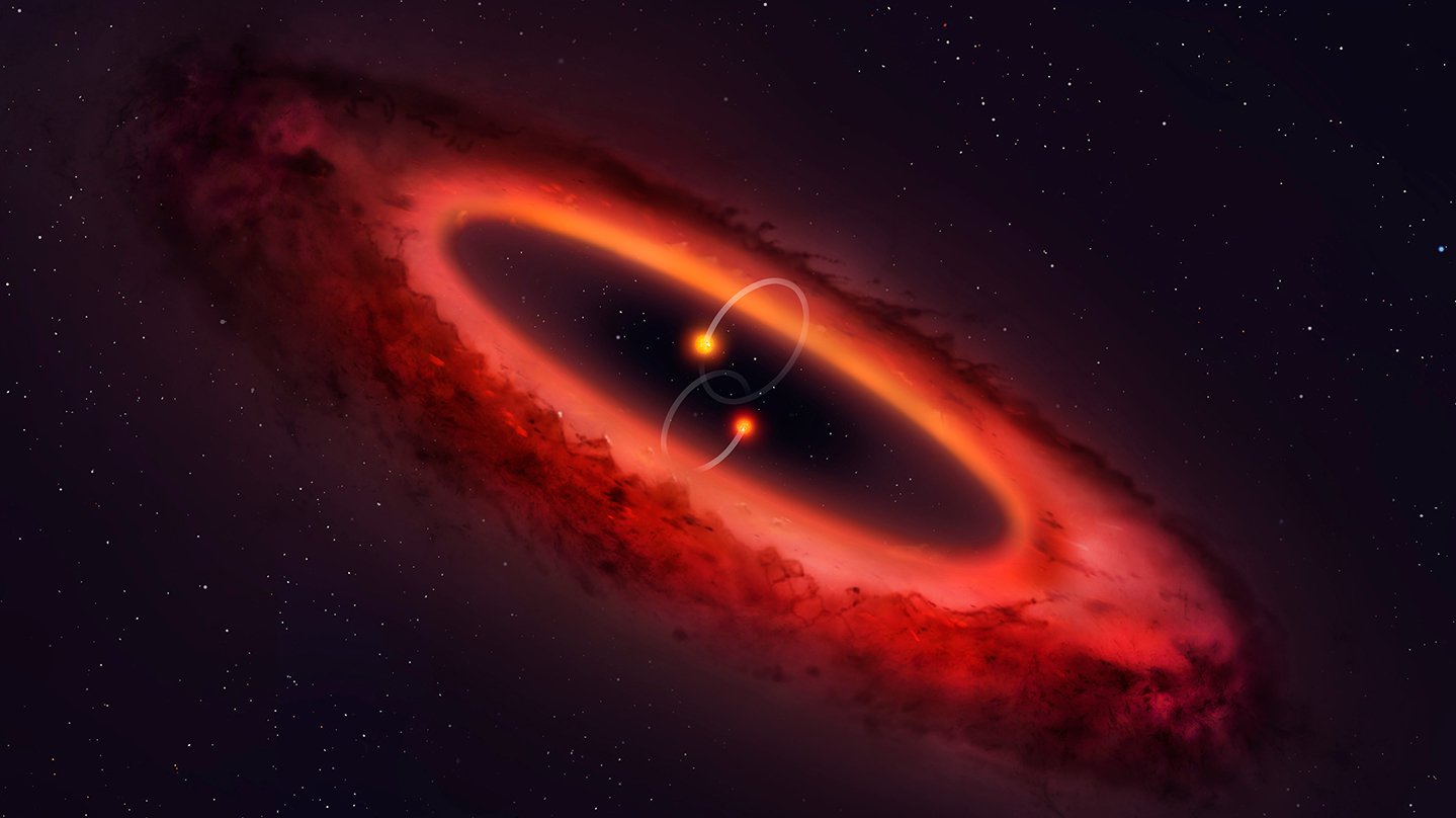 खगोलविदों के बारे में बात की अनूठी प्रणाली के साथ protoplanetary डिस्क