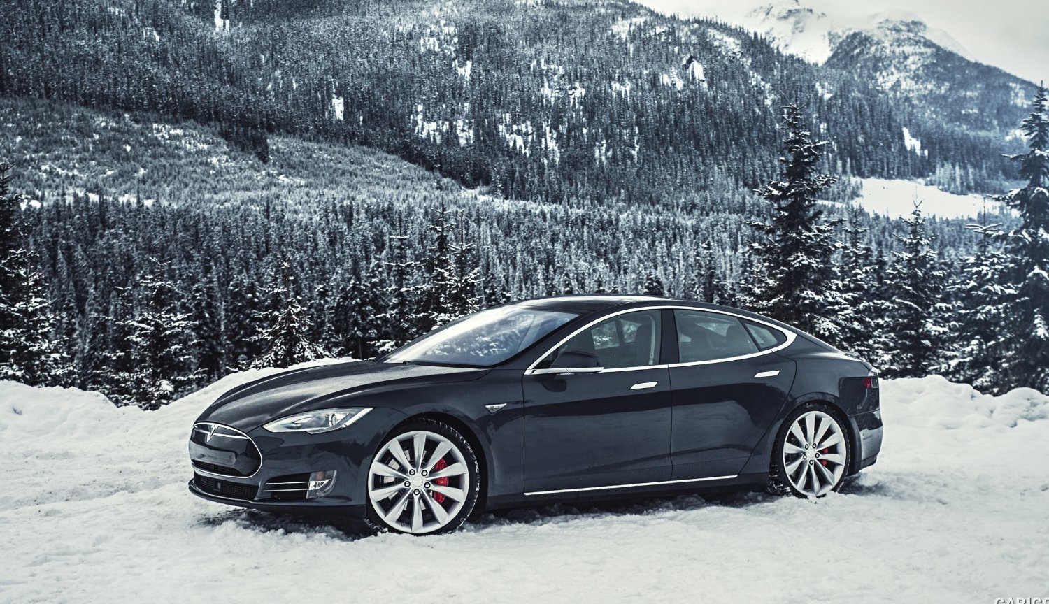 #video | How does the Tesla autopilot in snowy weather?