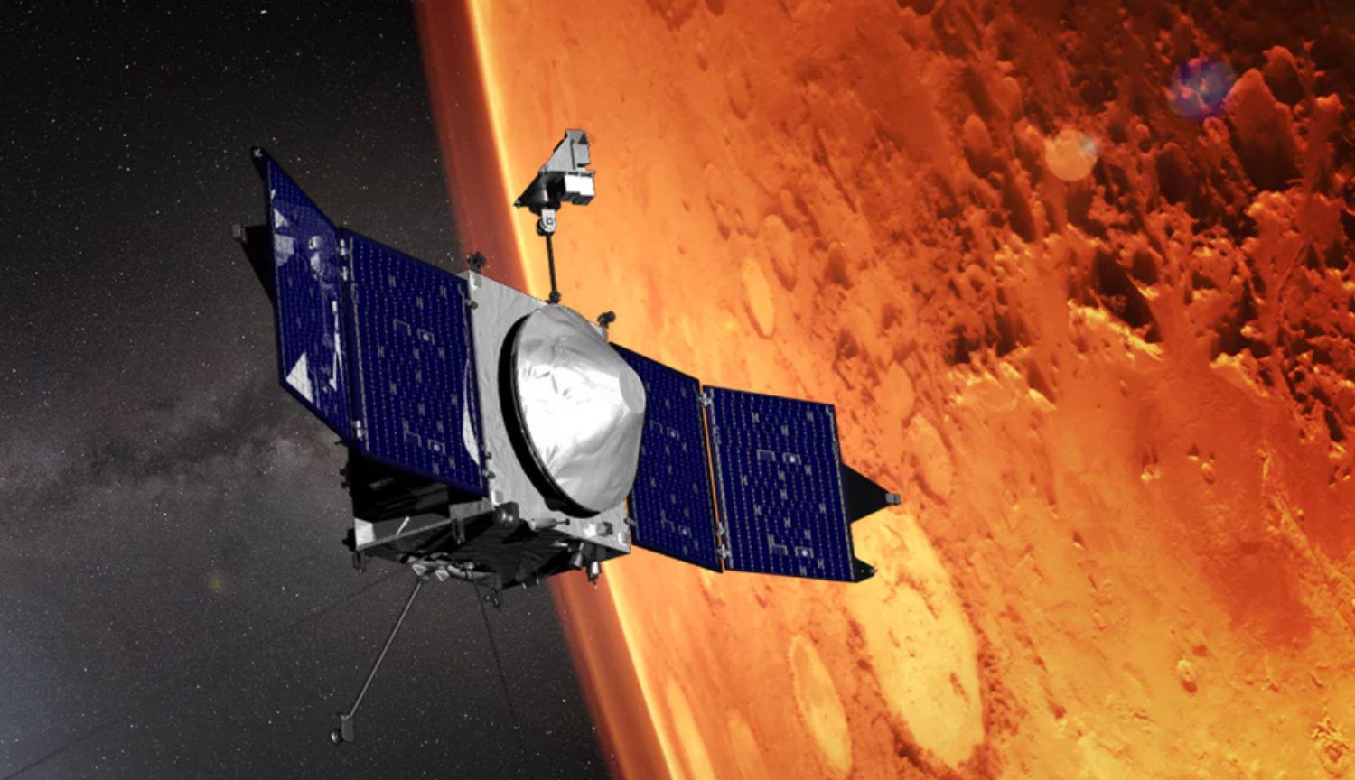 Was wird mars-Satellit MAVEN im Jahr 2020?