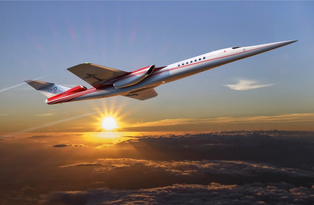 Boeing und Aerion Release auf den Markt gehen, das erste überschall-Business-Jet