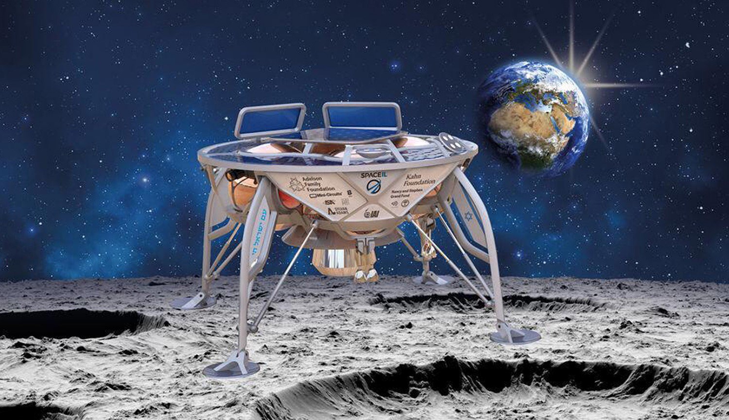 سبيس اكس بنجاح 70 البعثة الإسرائيلية التحقيق يطير إلى القمر