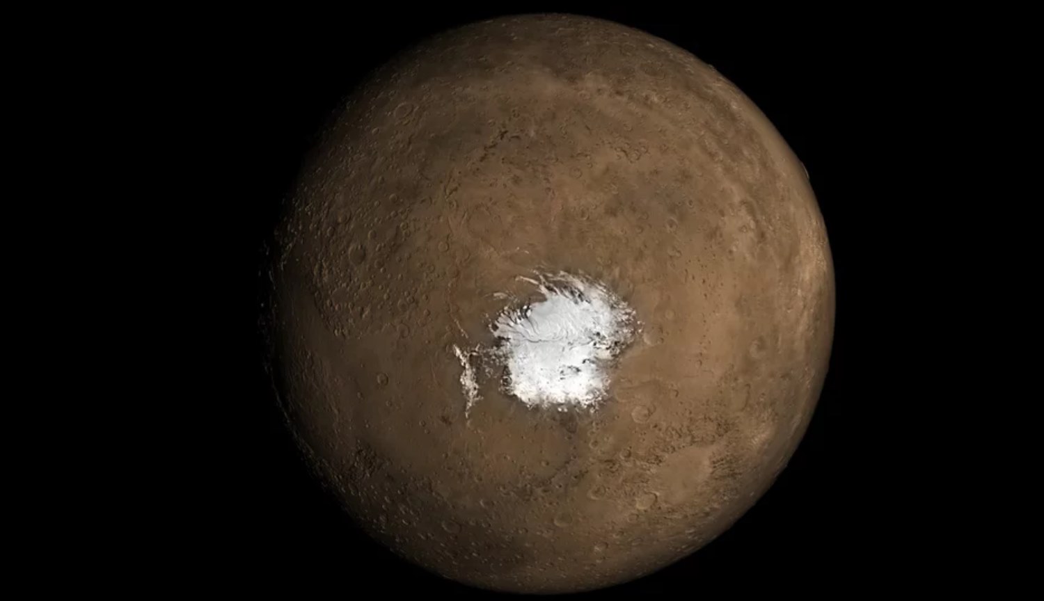 ودعا والسبب الثاني وجود مياه سائلة على سطح المريخ