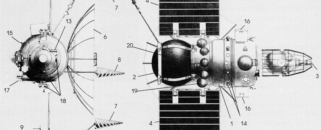 På Jorden i år kan falde i den gamle Sovjetiske sonde til at studere Venus