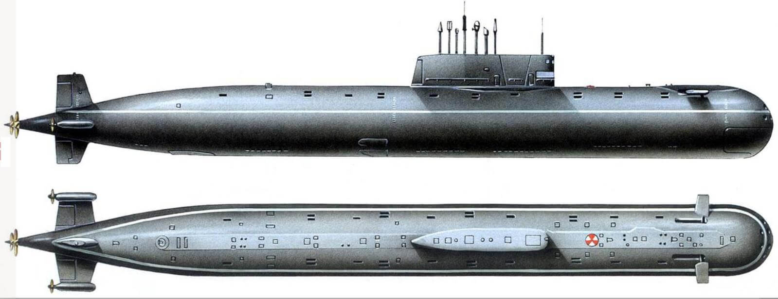 No submarino soviético, afundado na Noruega, sentiu um vazamento de radiação