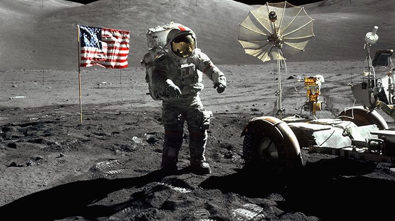 Si les américains avec le débarquement sur la Lune?