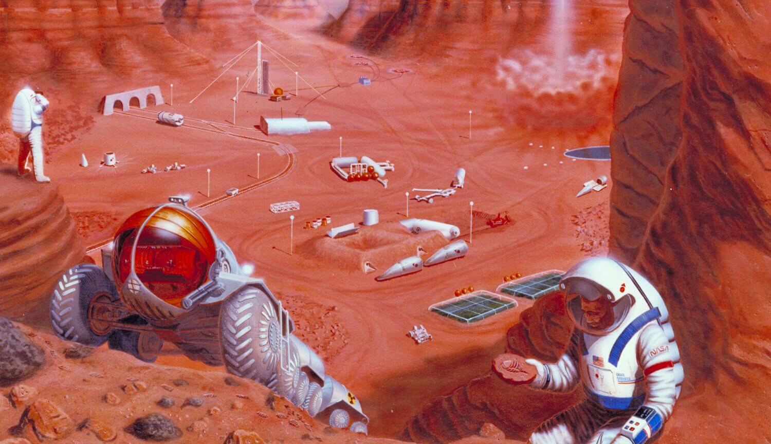 Se i germi di fare l'estrazione di minerali su Marte?