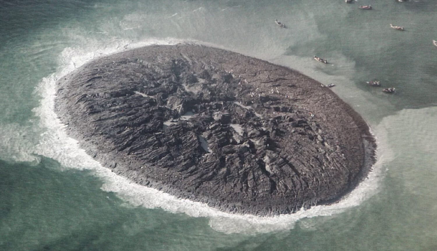 #foto | la Più grande isola di fango scomparso dalla faccia della Terra