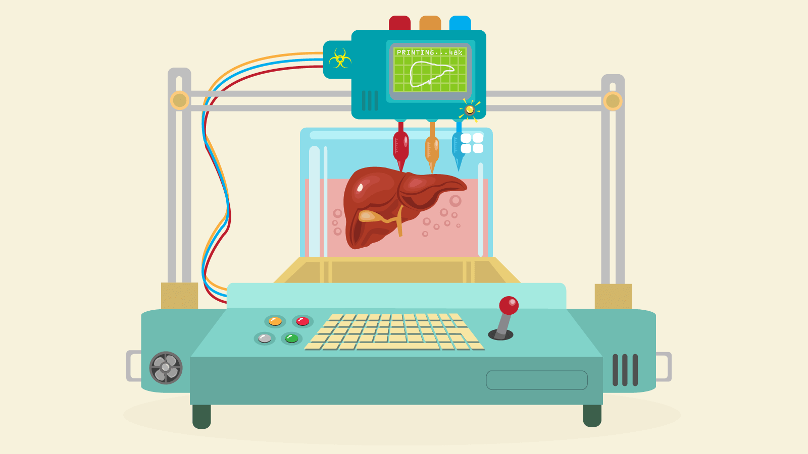 La nuova tecnologia consente di stampare gli organi in pochi secondi