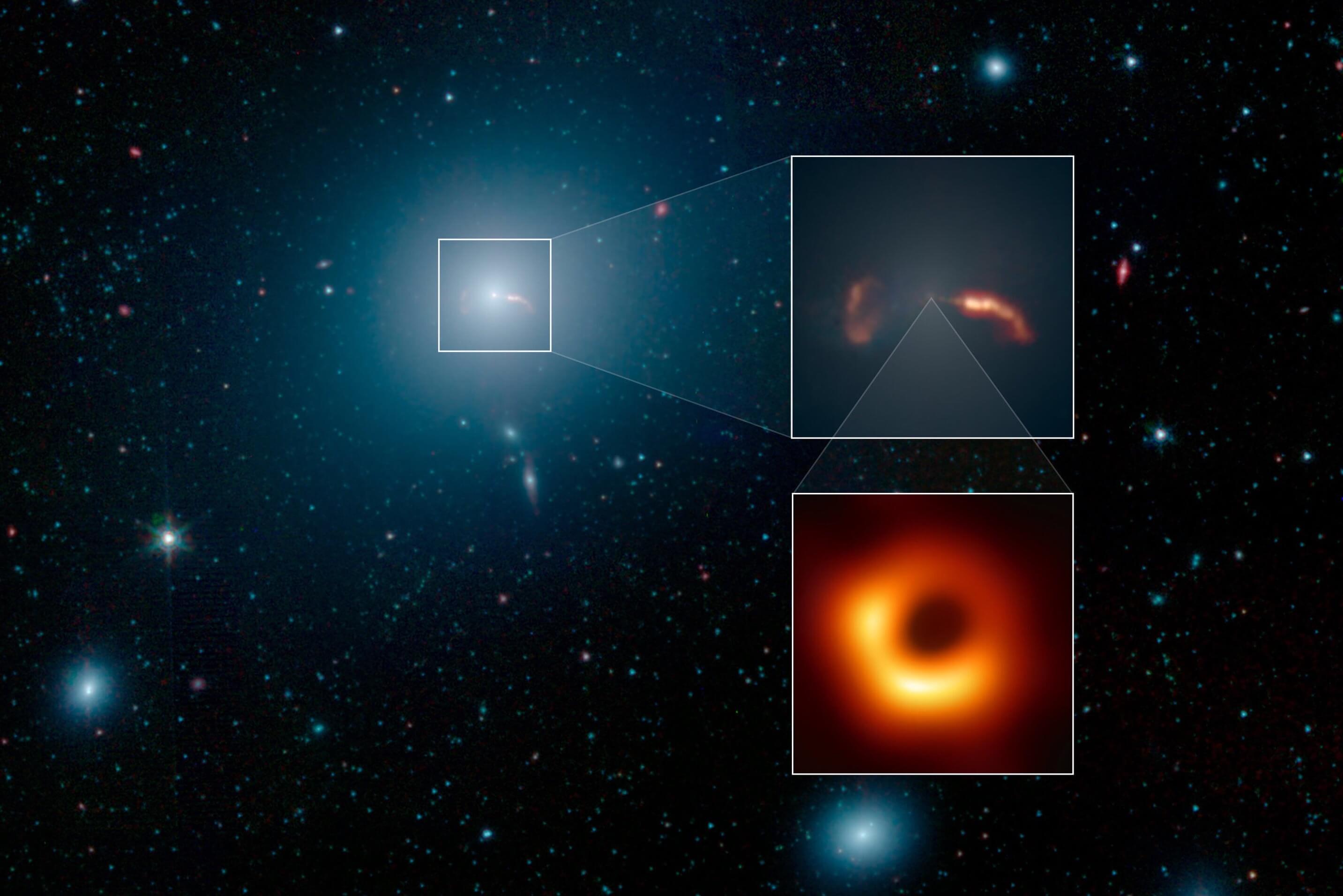 Bilim adamları bir araya kaldırmak için tarihin ilk kara delik video