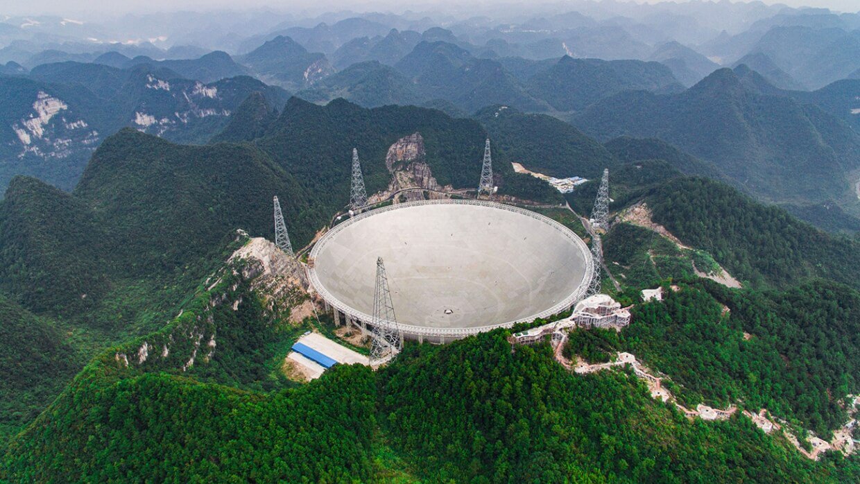 En china han construido un telescopio para la búsqueda de vida extraterrestre