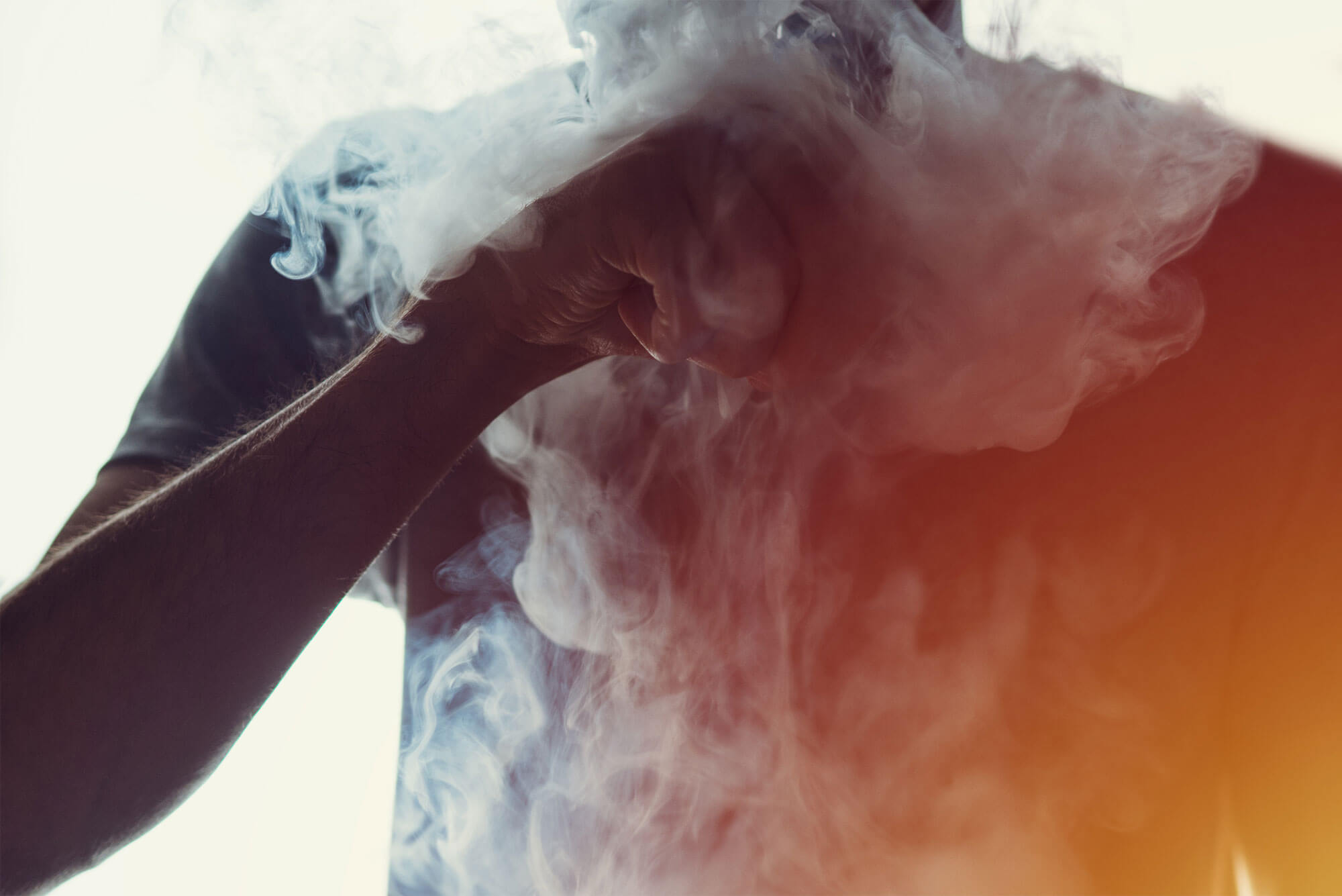 Lungeskader fra vaping ligne kjemiske brannsår