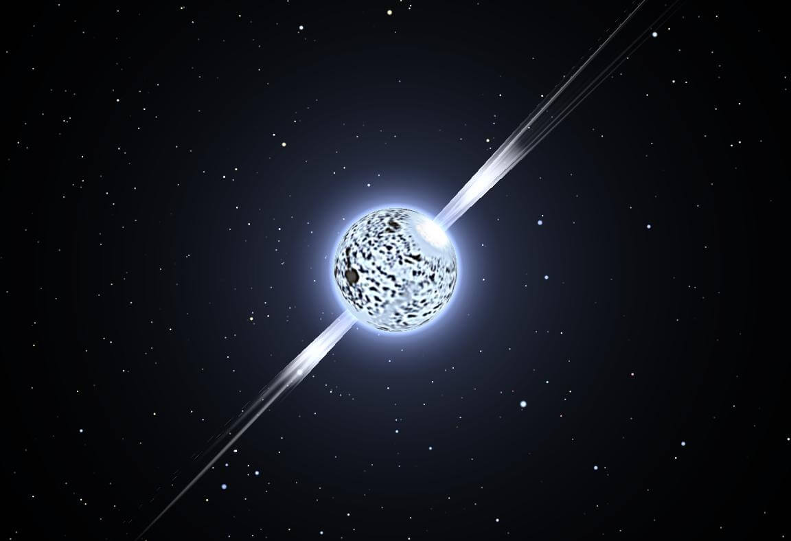 A collision of neutron stars forms a strontium — the element heavier than iron