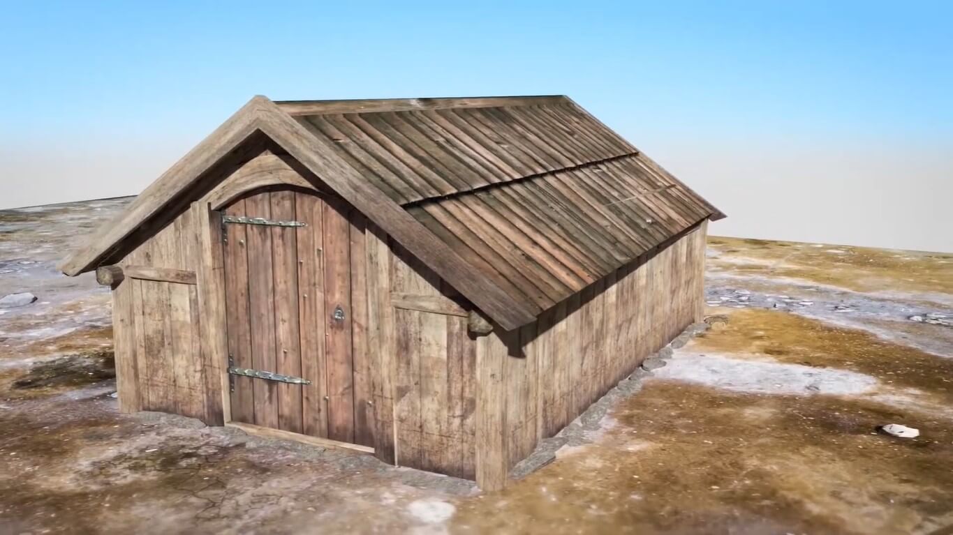 I Norge funnet restene av en mystisk hus, hvor de begravet Vikingene