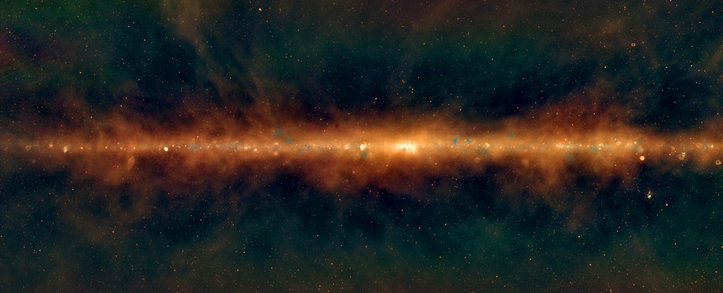 Forskere har vist hvordan senteret av galaksen i en forholdsvis myk radio spektrum