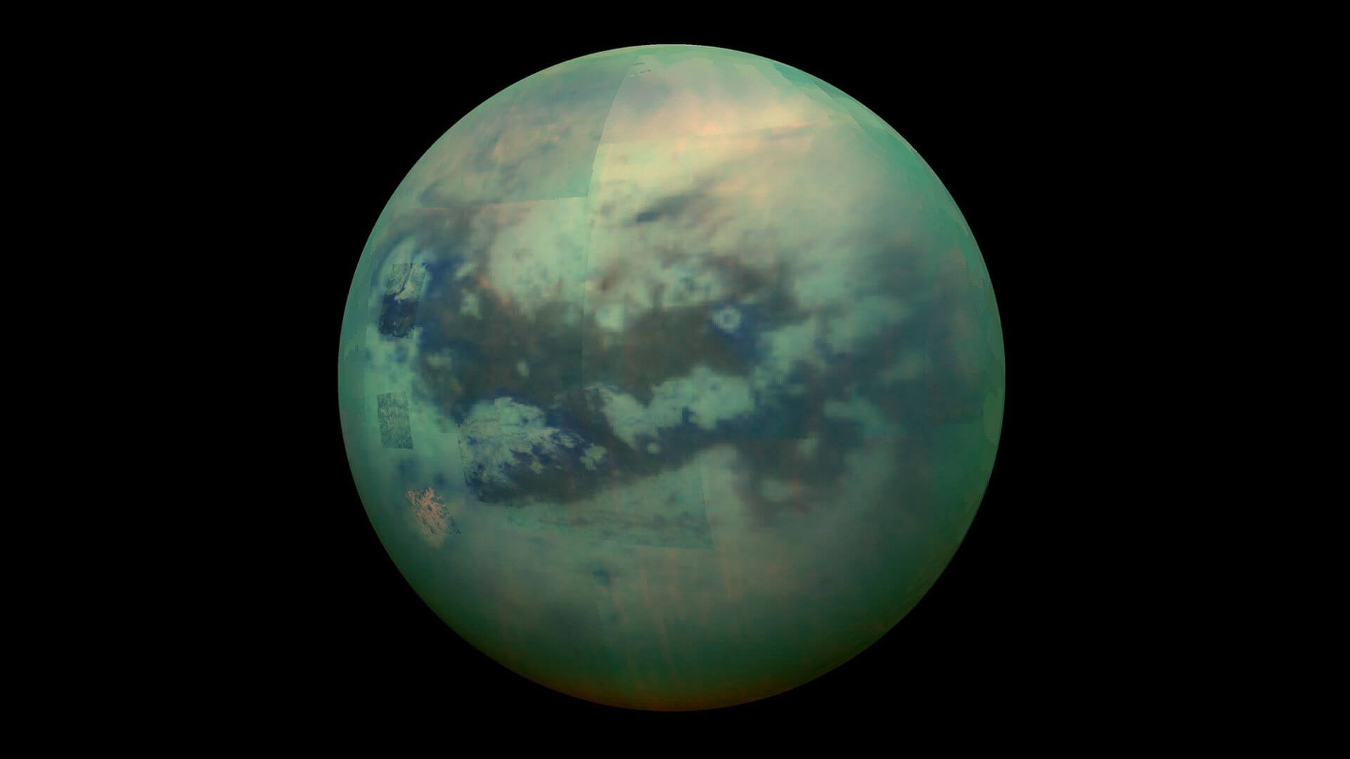 Se compose de la carte complète de la surface de titan