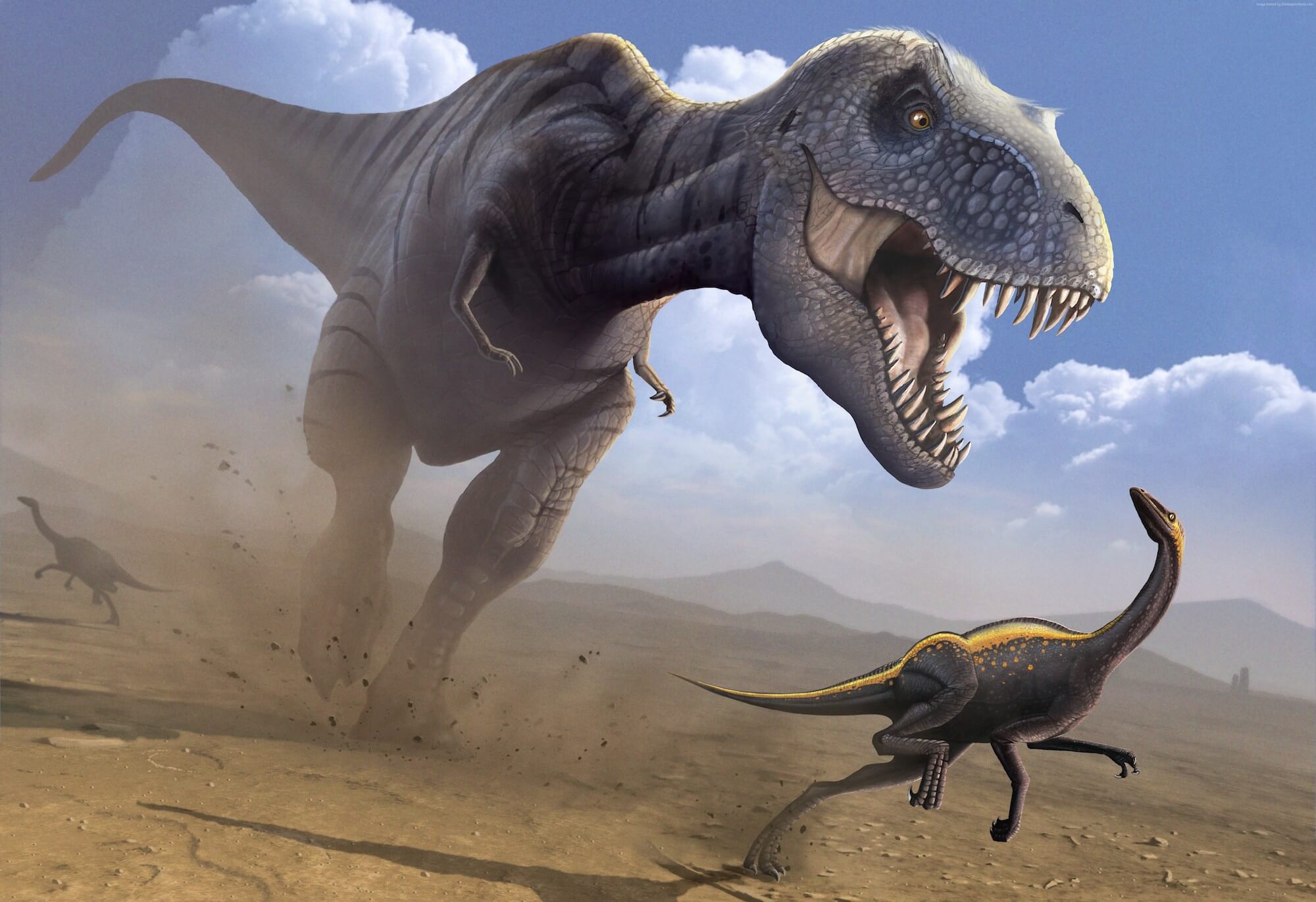 Dinosaurier kunde dö innan de faller av asteroiden