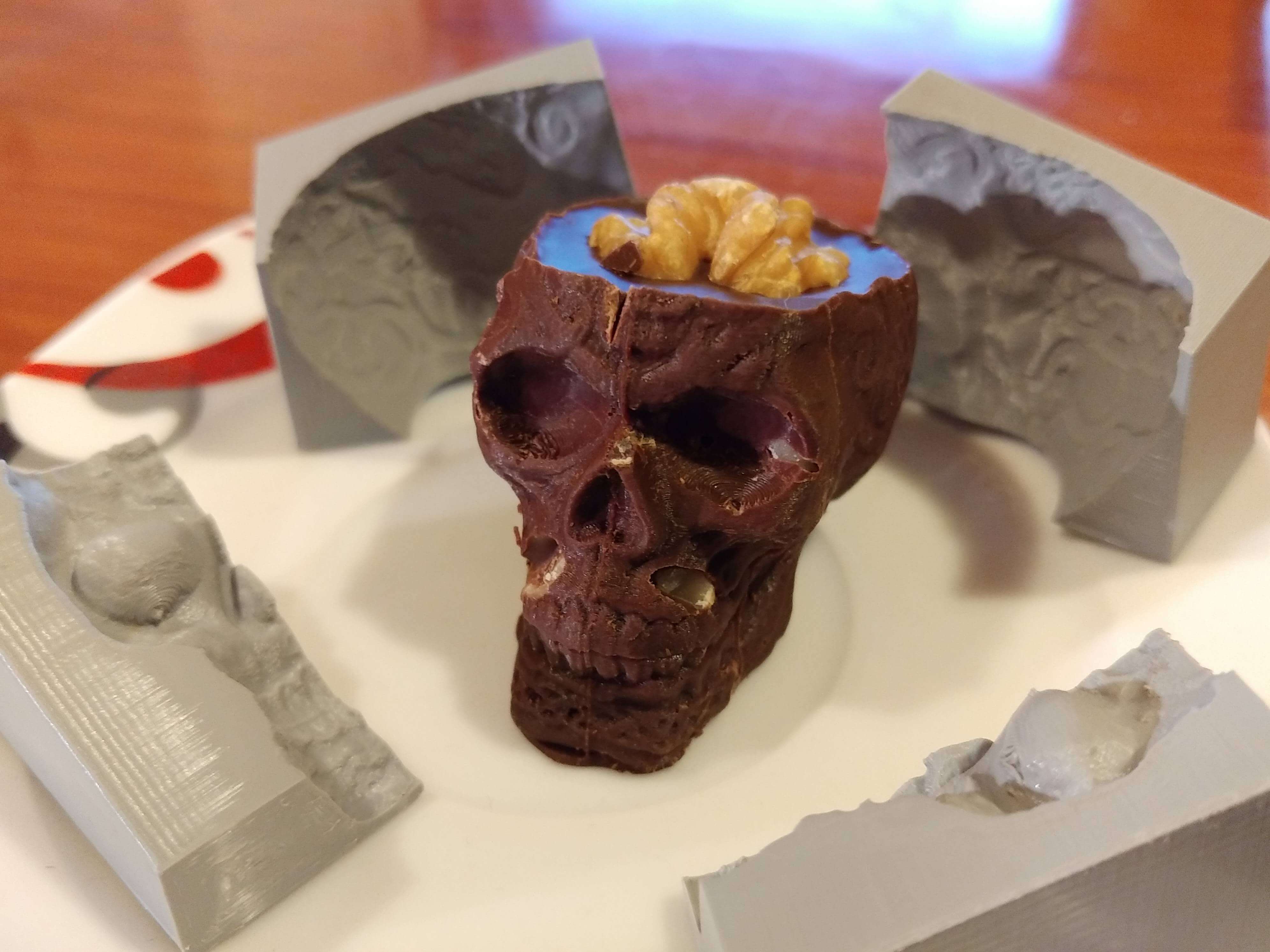 Están diseñados de chocolate de tinta para la impresión de postres en 3D de la impresora