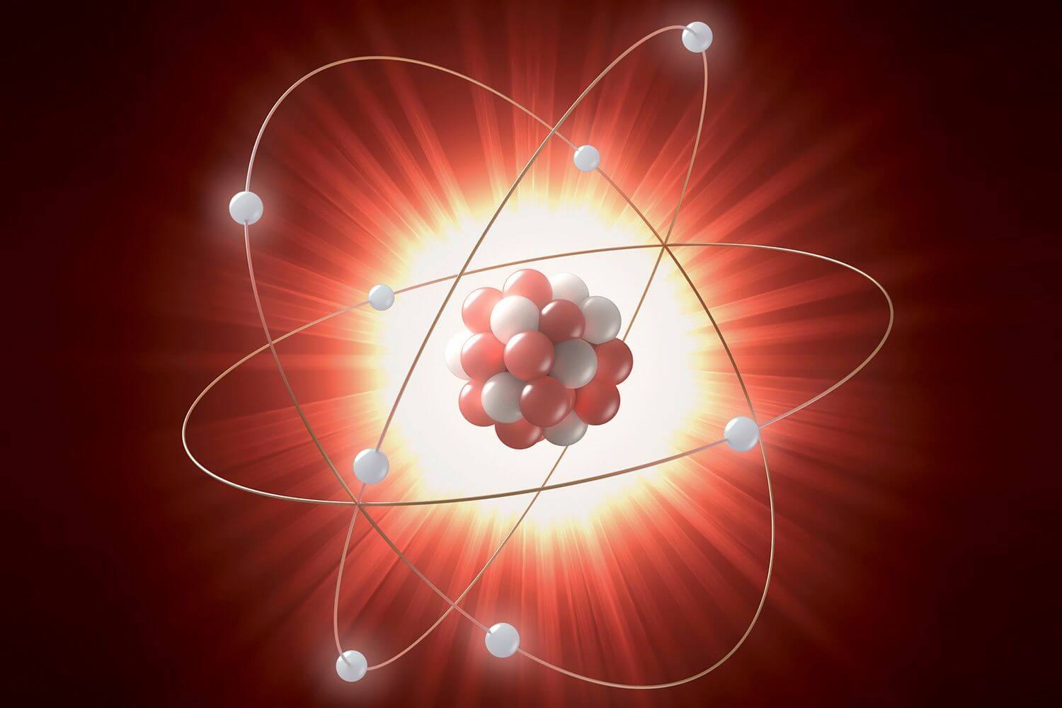 Why are scientists concerned about the problem of an atom?