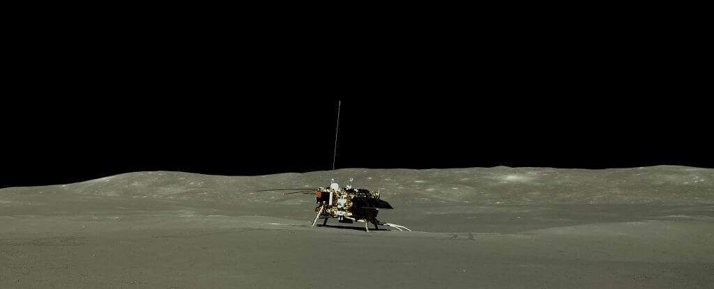 Kinesisk lunar Rover ga den nye bilder av baksiden av månen