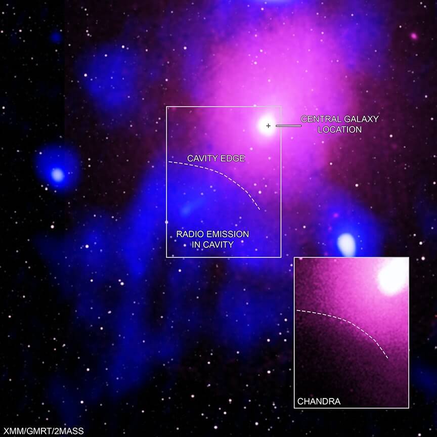 I område registrert den kraftigste eksplosjon siden Big Bang