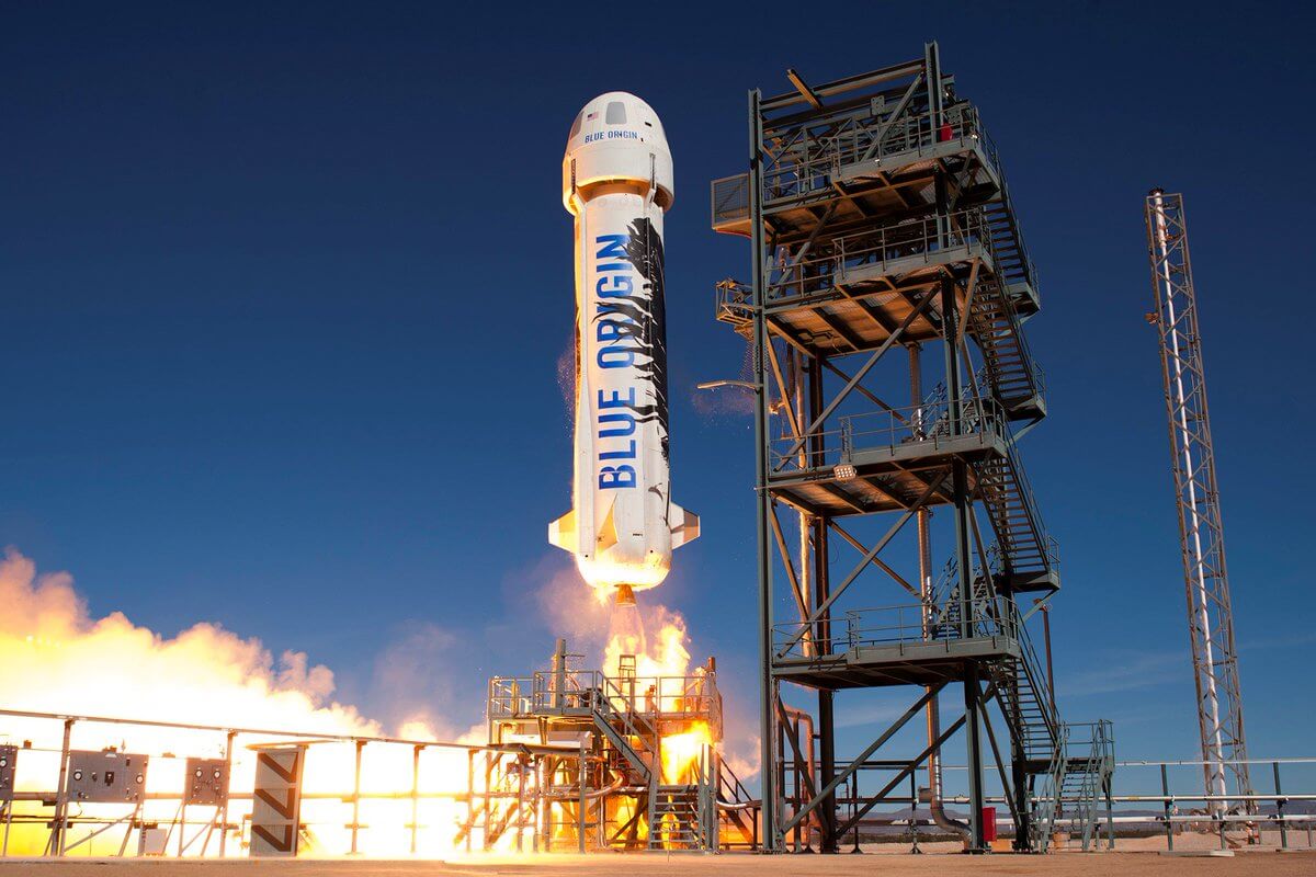 Blue Origin quiere iniciar su cohete en el momento de la pandemia COVID-19. En peligro?