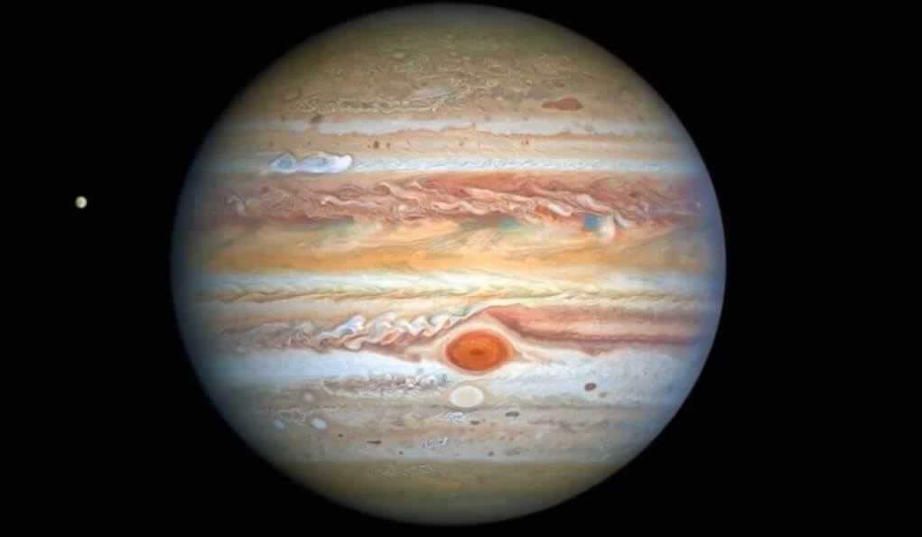 A new photo of Jupiter has found a new spot. What's it?